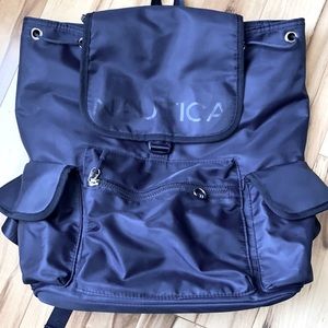 Navy blue Nautica backpack